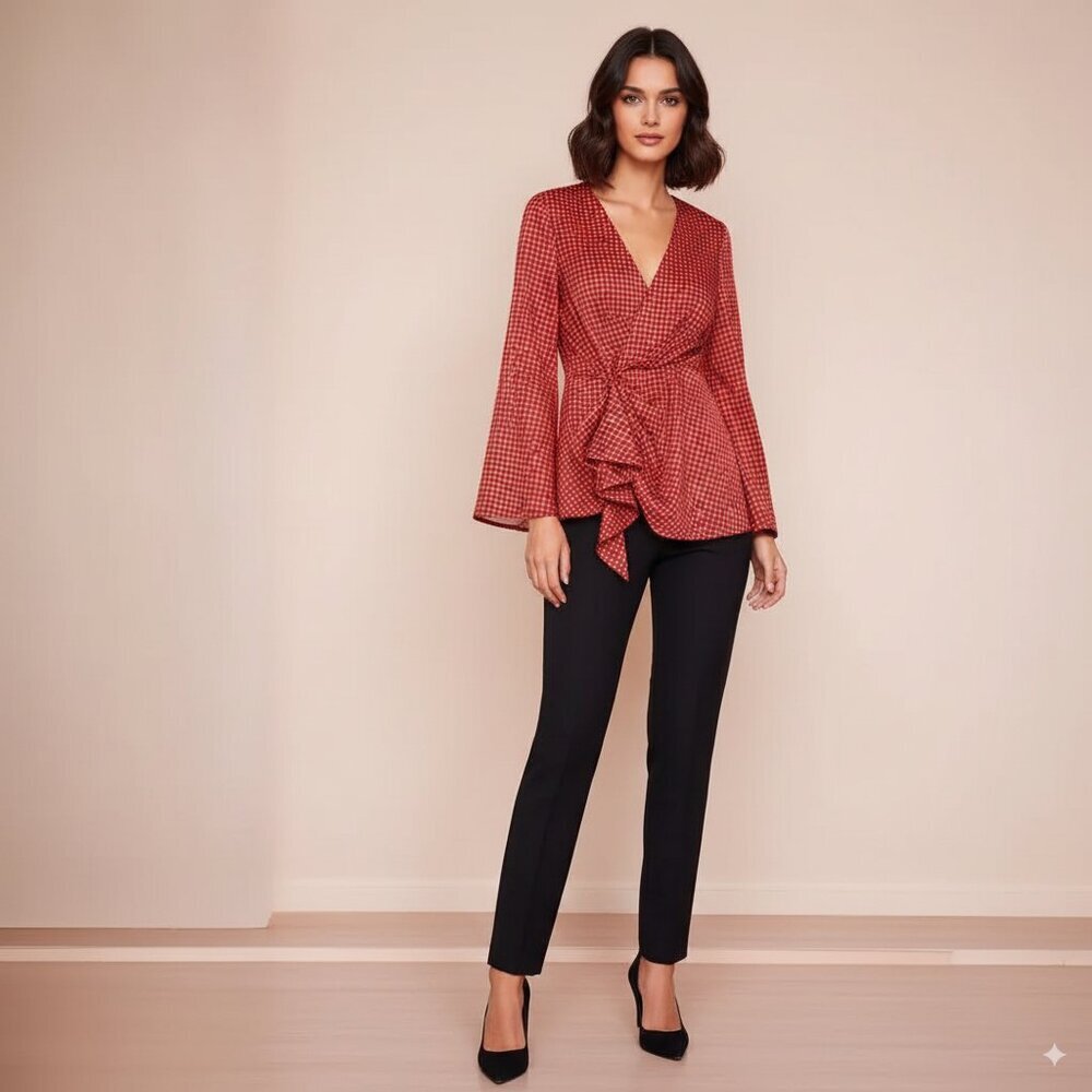 C/meo Collective Polkdot LS Top Brick